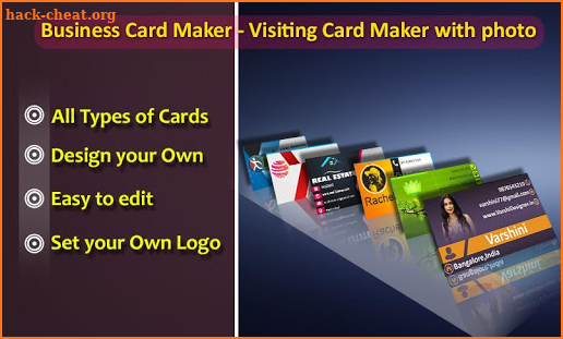 Business Card Maker - Visiting Card Creator 2020 screenshot