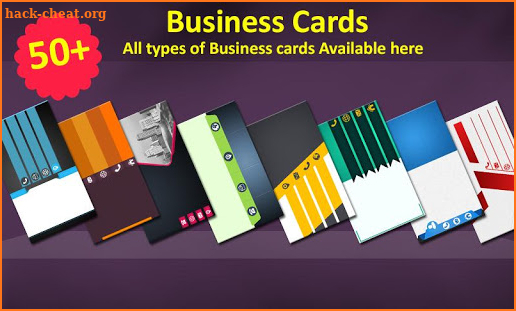 Business Card Maker - Visiting Card Creator 2020 screenshot