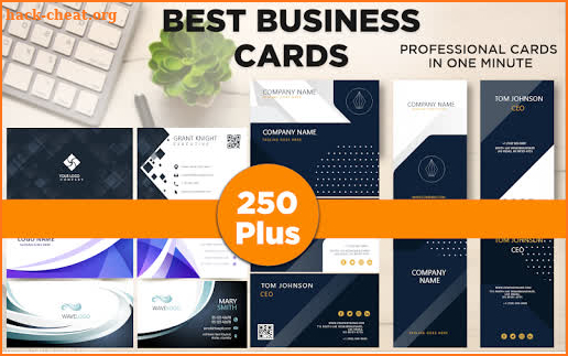 Business Card Maker: Visiting Card Maker 2020 screenshot