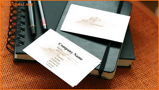 Business Card Maker Visiting Card Maker Photo Logo screenshot