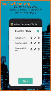 Business Card Reader - CRM Pro screenshot