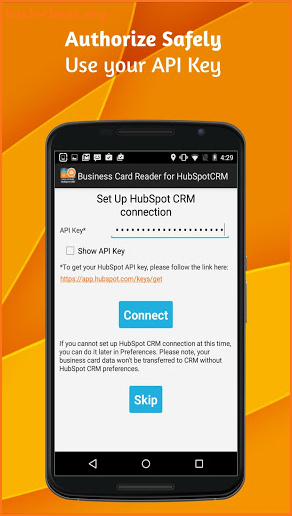 Business Card Reader for HubSpot CRM screenshot