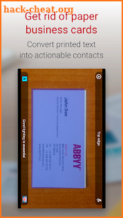 Business Card Reader Pro - Business Card Scanner screenshot