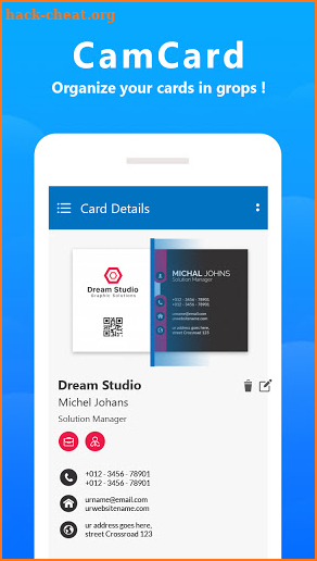 Business Card Scanner & Saver - Scan & Organize screenshot