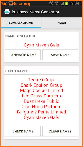 Business Name Generator Adfree screenshot