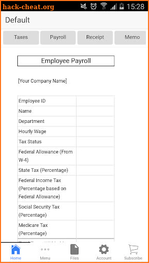 Business Payroll screenshot