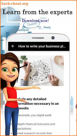 Business plan free course - write a business plan screenshot