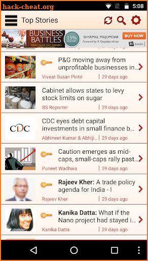 Business Standard News screenshot