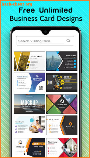 Business, Visiting Card Maker & Designer screenshot