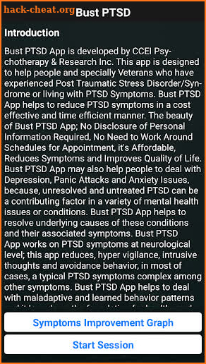 Bust PTSD screenshot