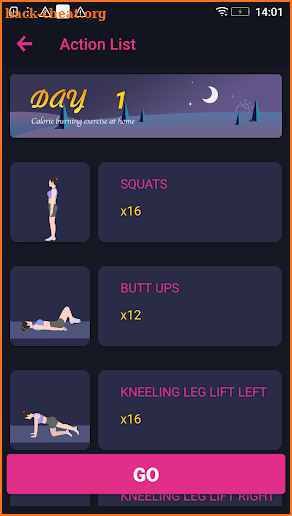 Butt Training—Women Fitness at Home screenshot