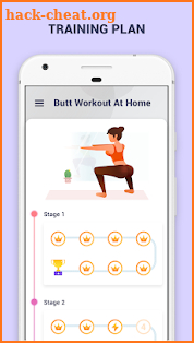 Butt Workout At Home - Female Fitness & Get Fit screenshot