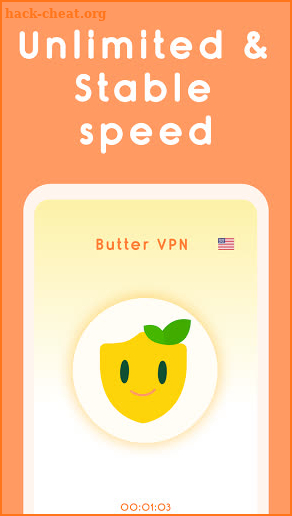 Butter VPN - Fast & Unlimited, Secure Proxy Sever screenshot