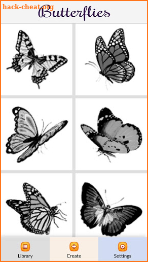 Butterflies Color by Number - Pixel Art Game screenshot
