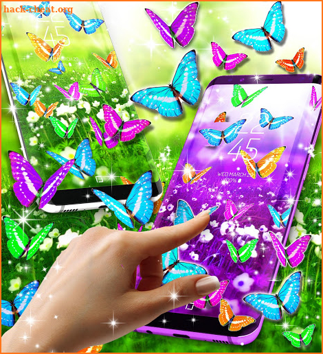 Butterflies live wallpaper screenshot