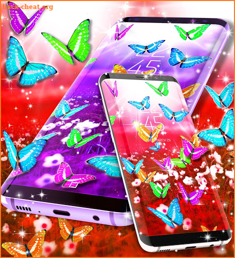 Butterflies live wallpaper screenshot