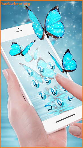 Butterfly Blue Gleam 3D Live Lock Screen Wallpaper Hacks, Tips, Hints ...