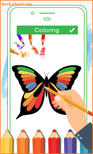 Butterfly Color Book for kids screenshot