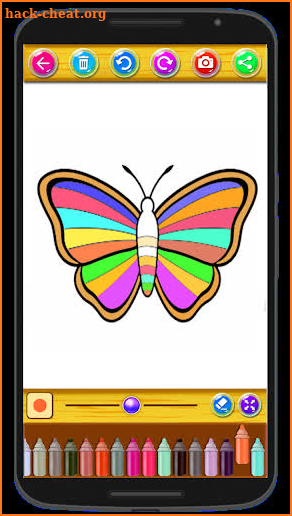 Butterfly Coloring Book Pages screenshot