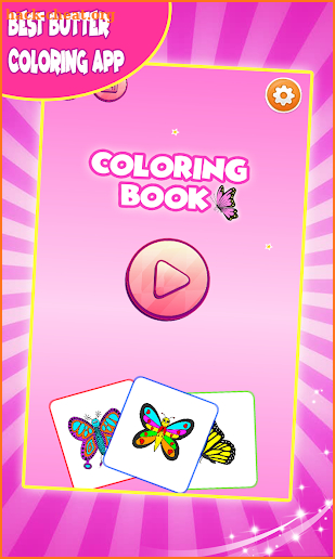 butterfly Coloring Game screenshot