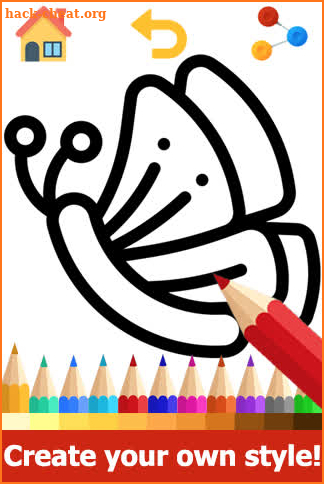 Butterfly Coloring Pages - Butterfly Pictures screenshot