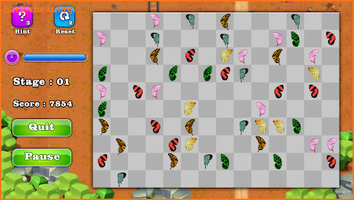 Butterfly connect game screenshot