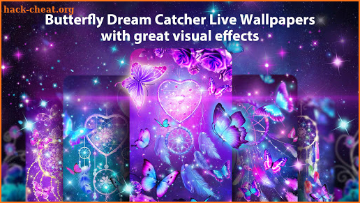 Butterfly Dreamcatcher Live Wallpaper & Themes screenshot