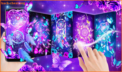 Butterfly Dreamcatcher Live Wallpapers screenshot