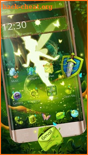 Butterfly Fairy Girl Theme screenshot