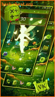 Butterfly Fairy Girl Theme screenshot