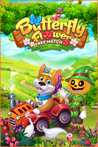 Butterfly Flower Free Match screenshot
