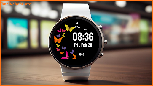 Butterfly Simple Watch Face screenshot