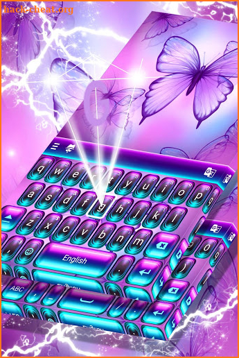 Butterfly Theme Keyboard screenshot
