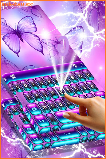 Butterfly Theme Keyboard screenshot