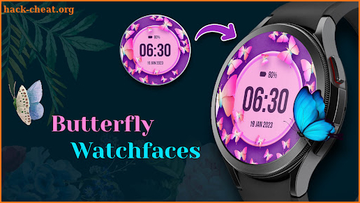 Butterfly Watchface: Wear OS screenshot