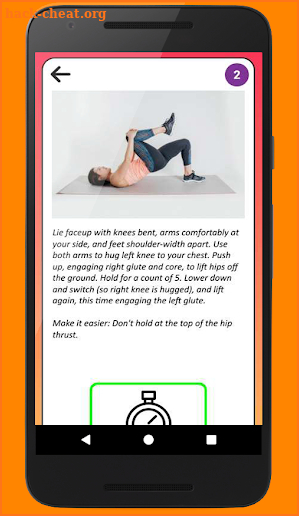 Buttocks and legs workout for women and men screenshot