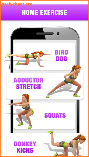 Buttocks workout – Butt Exercise for Women at Home screenshot