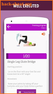 Buttocks Workout - Hips, Legs & Butt workout screenshot
