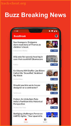 BuzzBreak News - Buzz News & Earn Free Cash! screenshot