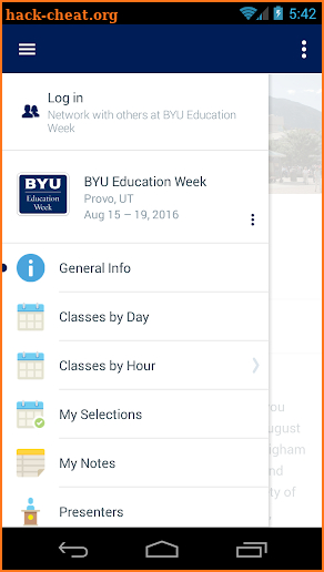 BYU Continuing Education screenshot