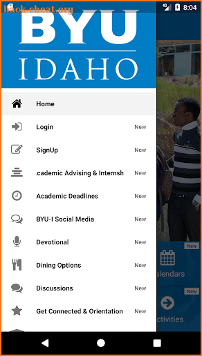 BYUI Connect screenshot