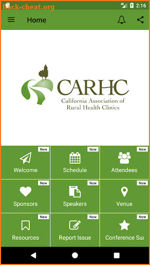 CA Rural Health Conference screenshot