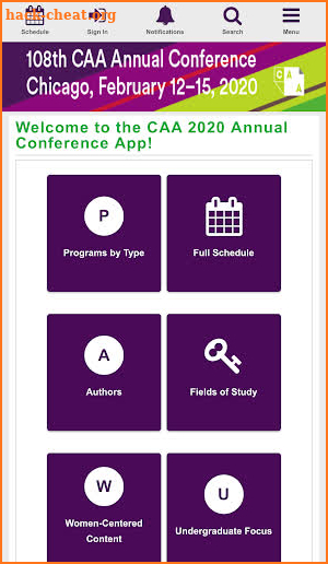 CAA 2020 screenshot