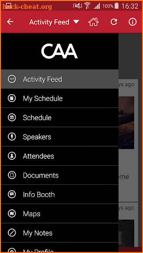 CAA - EVENTS screenshot