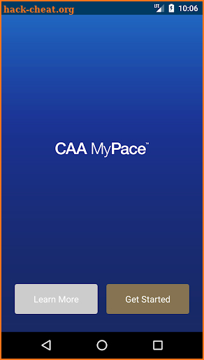 CAA MyPace screenshot