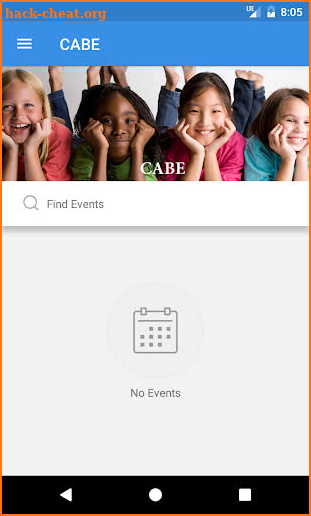 CABE Events screenshot