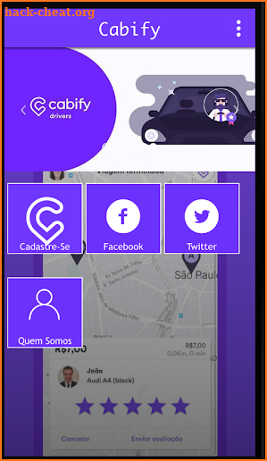 Cabify screenshot