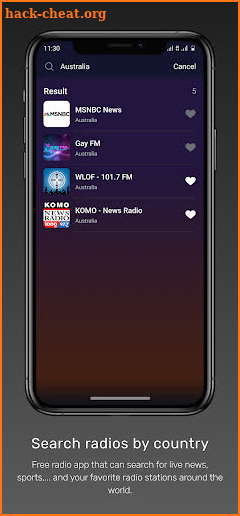 Cable FM - Live Radio Anywhere screenshot