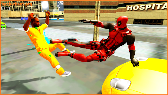 Cable Time hero vs Dual Sword Superhero Combat screenshot
