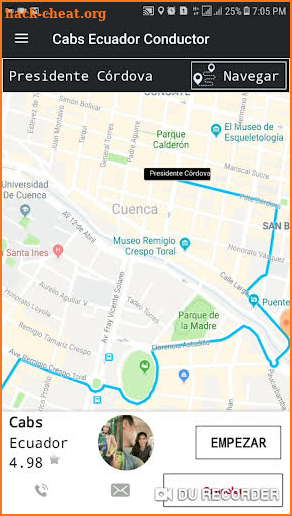 CABS ECUADOR MOTOTAXI app para ser pasajero-Quito screenshot